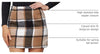 Wool Blend Plaid Mini Skirt