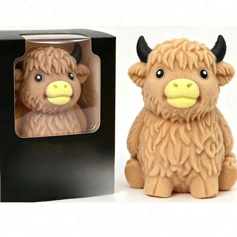 Scottish Highland Cow Squishy Fidget Toy