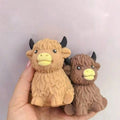 Scottish Highland Cow Squishy Fidget Toy