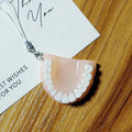 Funny Denture Pendant Bag Charm