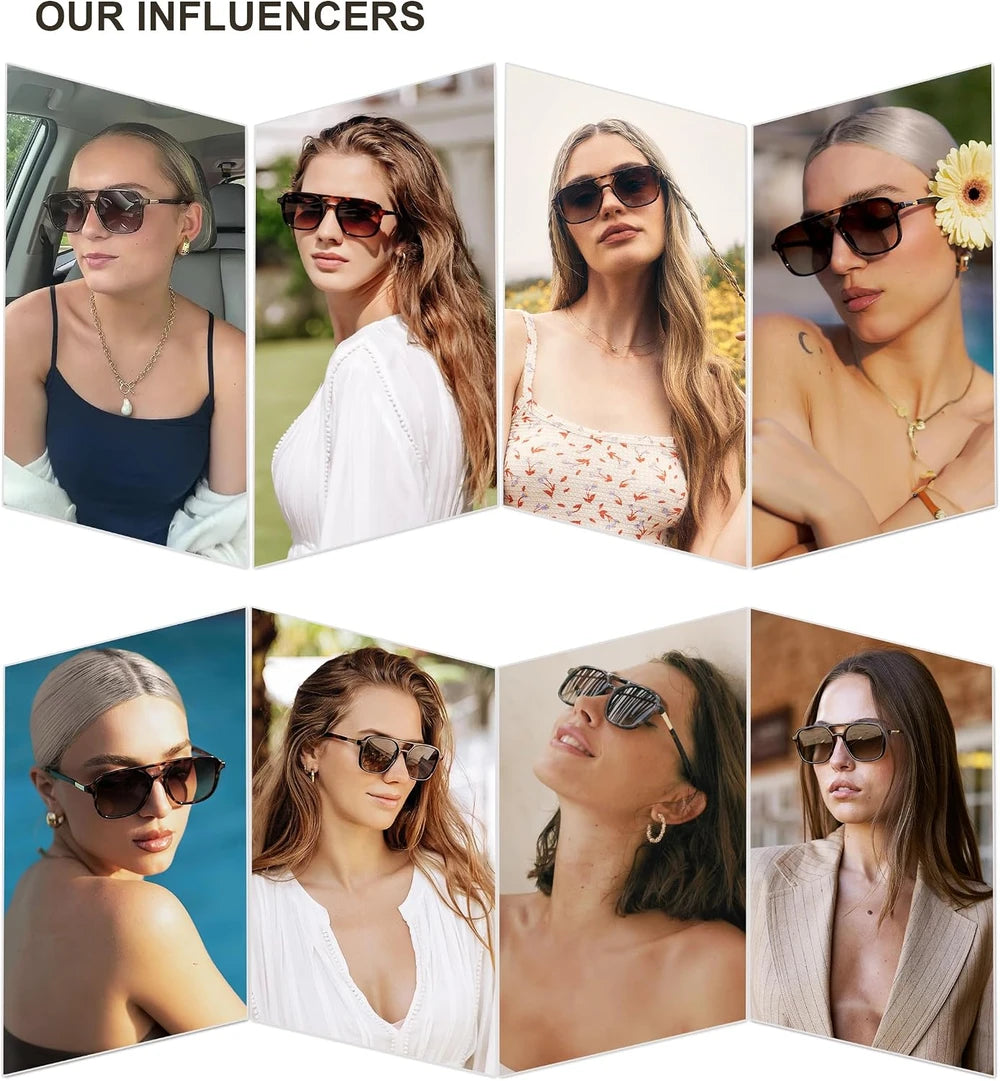 Sojos Retro Aviator Sunglasses