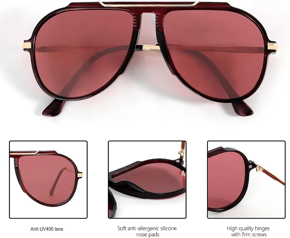 Oversized Aviator Sunglasses