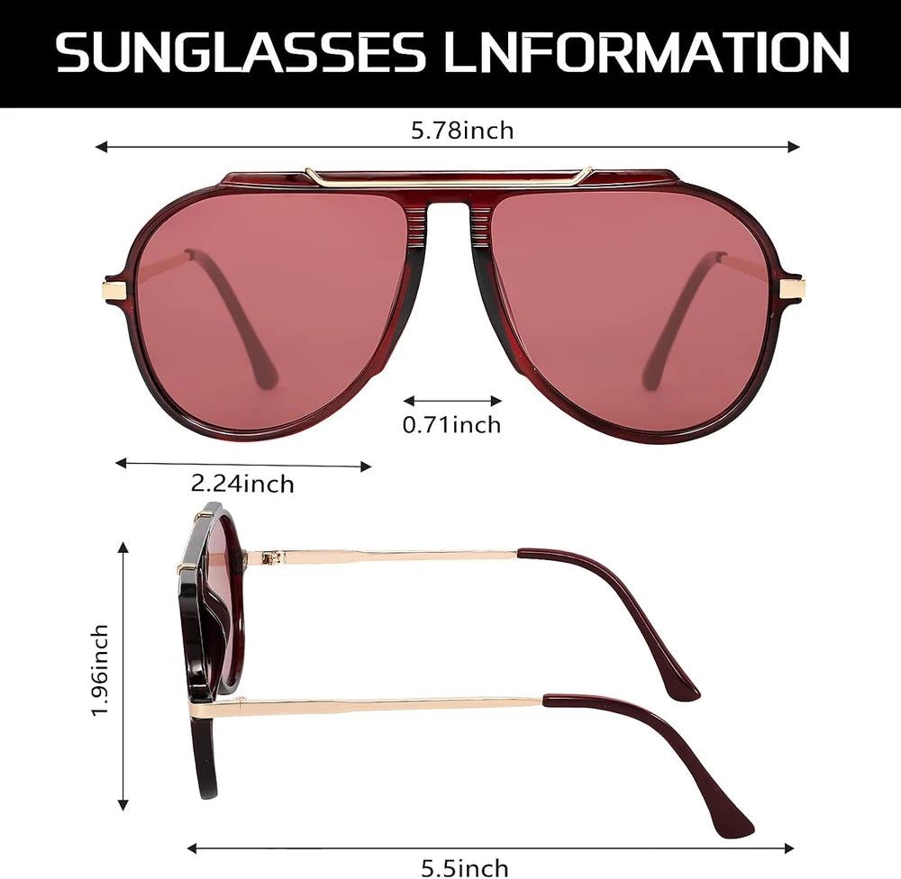 Oversized Aviator Sunglasses