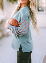 Dokotoo Color Block Long Sleeve Tunic