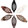 Flat French Hair Claw Clips