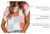Color Block Knit Crop Top