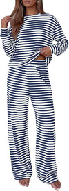 Striped Cotton Lounge Set