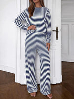 Striped Cotton Lounge Set