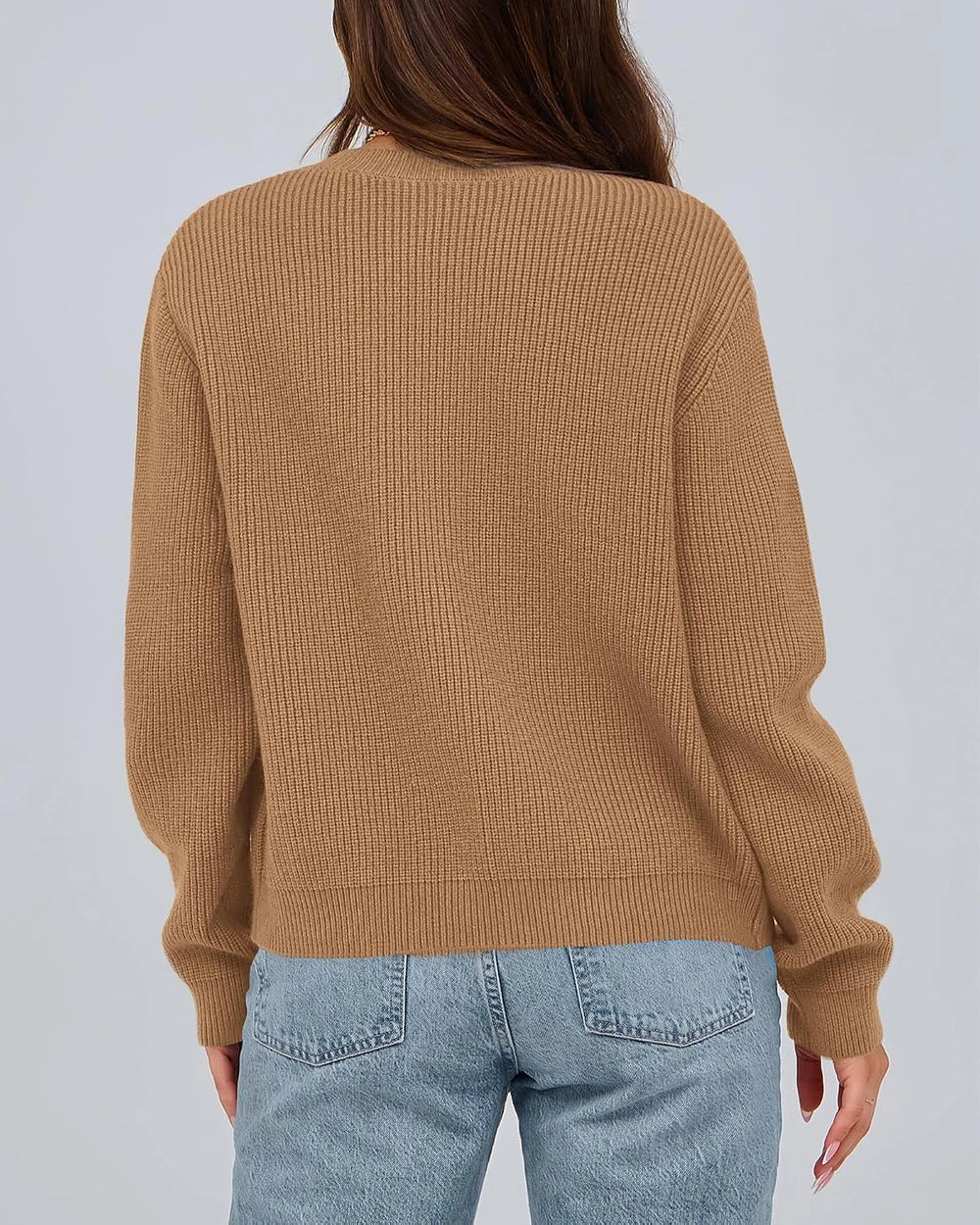 Ribbed Bow Cardigan