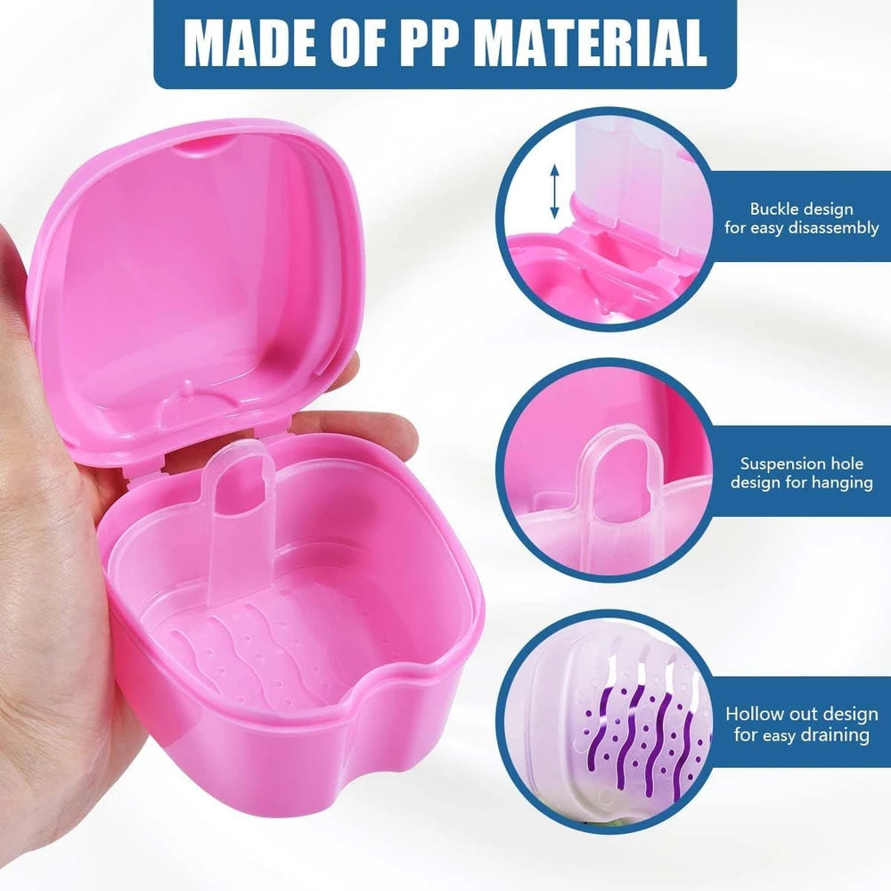 Denture Bath Case Storage Container