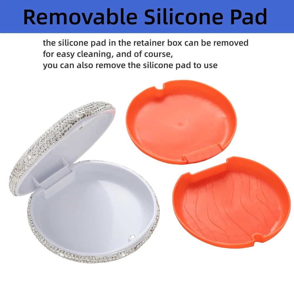 Bling Rhinestone Retainer Case