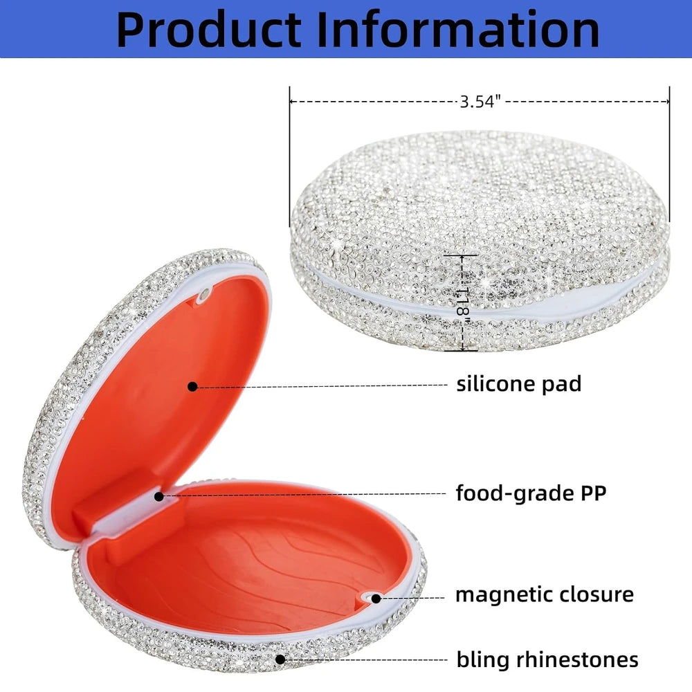 Bling Rhinestone Retainer Case