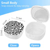Leopard Print Retainer Case with Mirror