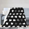 Dental Dentist Flannel Throw Blanket