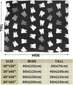 Dental Dentist Flannel Throw Blanket