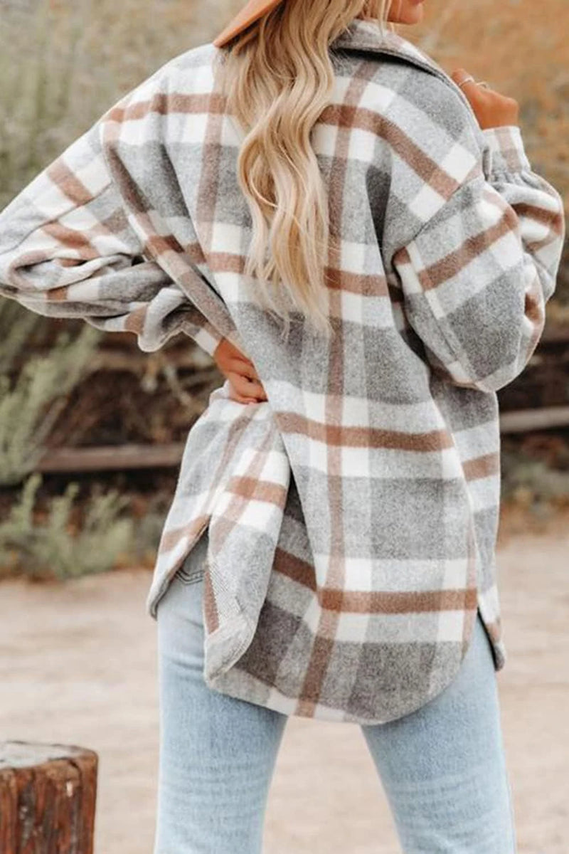 Beaully Plaid Flannel Shacket