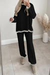 Two Piece Knit Sweater Outfit