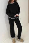 Two Piece Knit Sweater Outfit