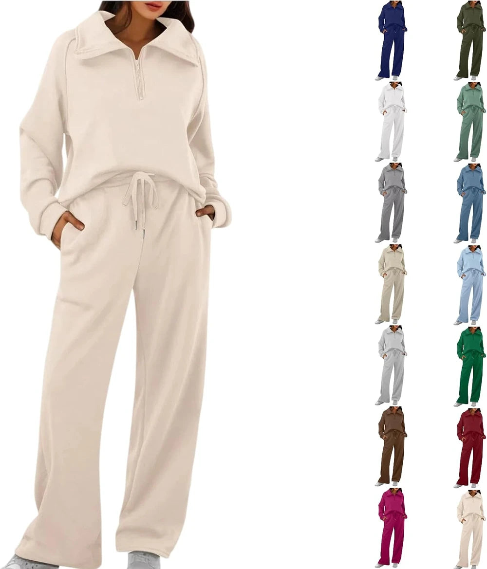 Cotton Blend Two Piece Sweatsuit