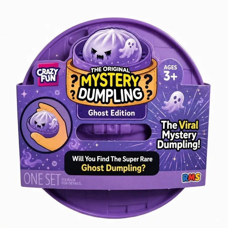Glitter Ghost Dumpling Squishy