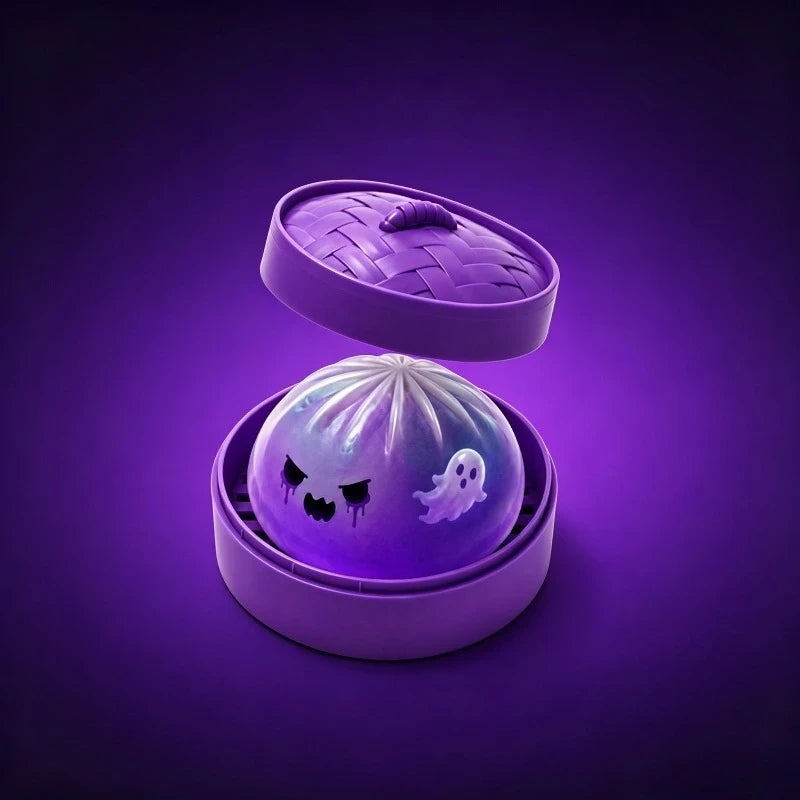 Glitter Ghost Dumpling Squishy
