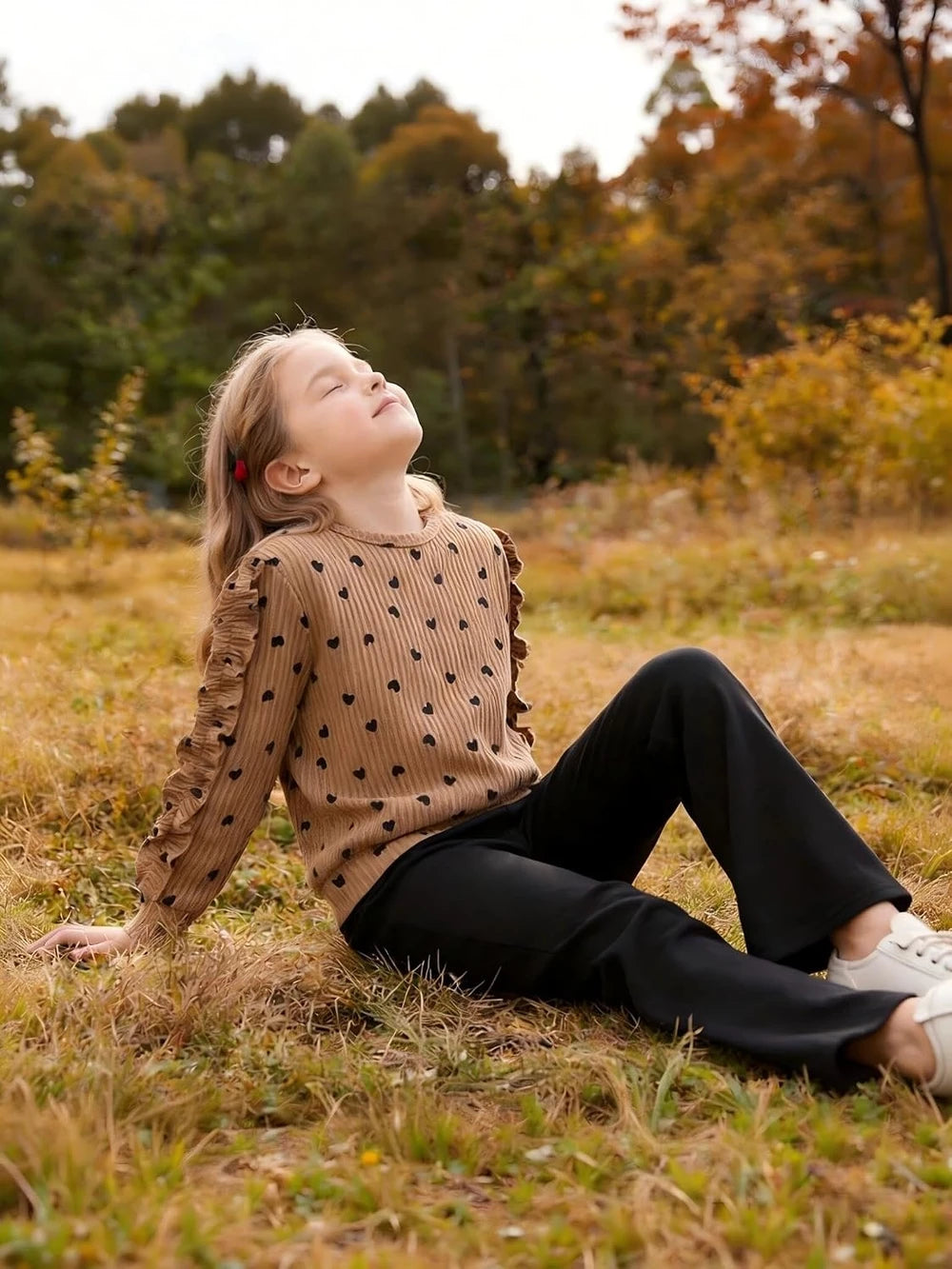 Toddler Girl Ribbed Flare Outfit