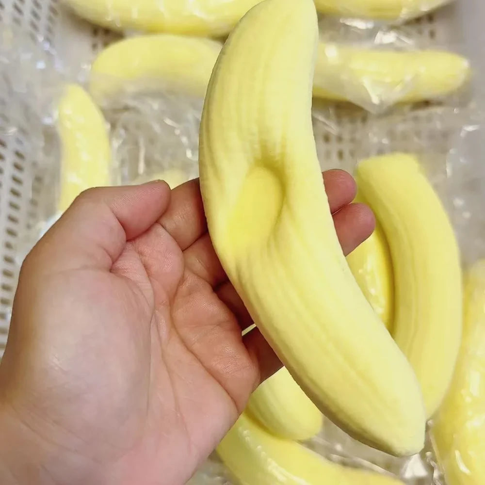 Giant Banana Slow Rising Squeeze Toy