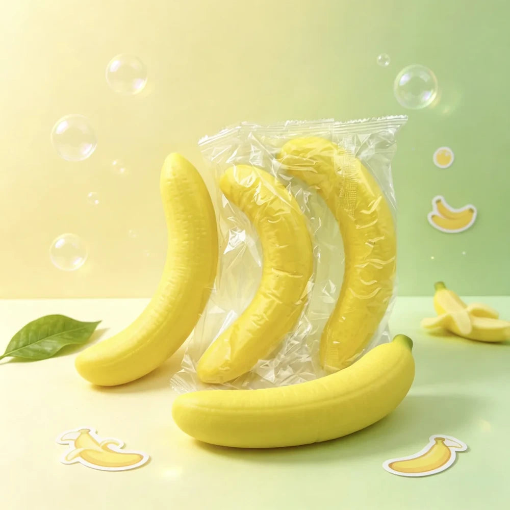 Giant Banana Slow Rising Squeeze Toy