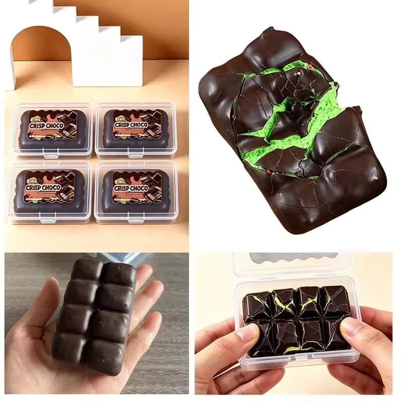 Clay Filled Chocolate Squishy Fidget Toy