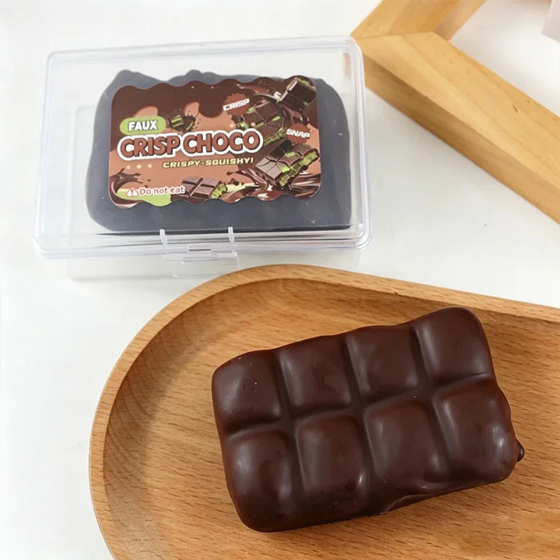 Clay Filled Chocolate Squishy Fidget Toy
