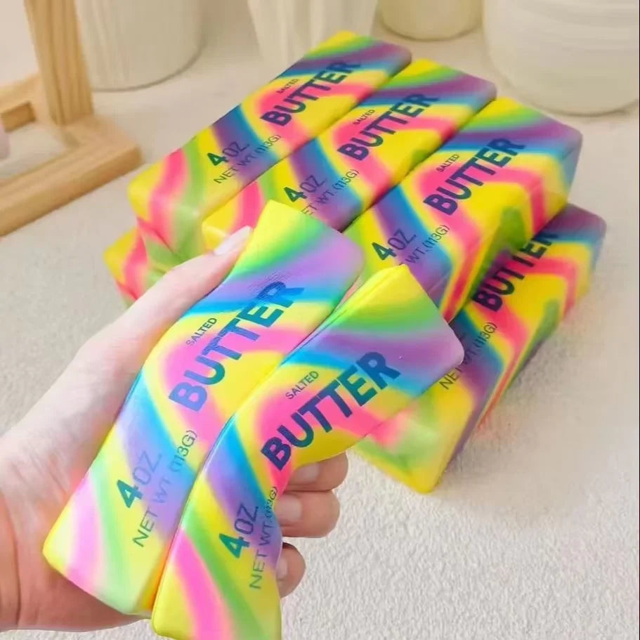 Soft Squeezable Butter Stick Fidget Toy