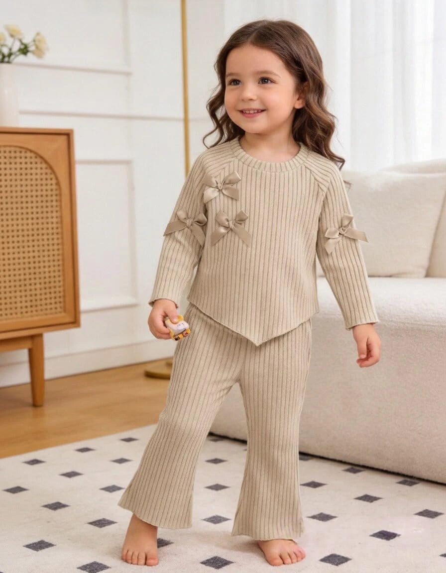 Toddler Girl Knit Outfit Set