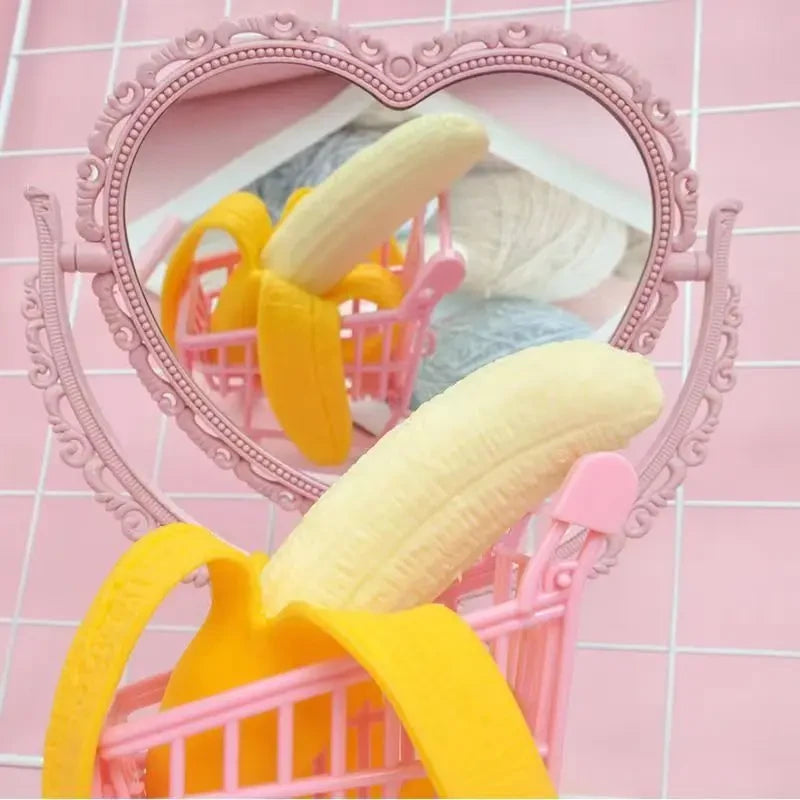 Peeled Banana Squishy Toy