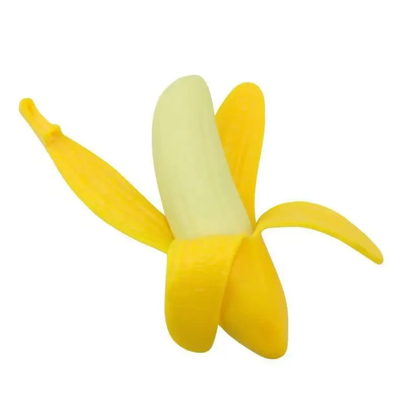 Peeled Banana Squishy Toy