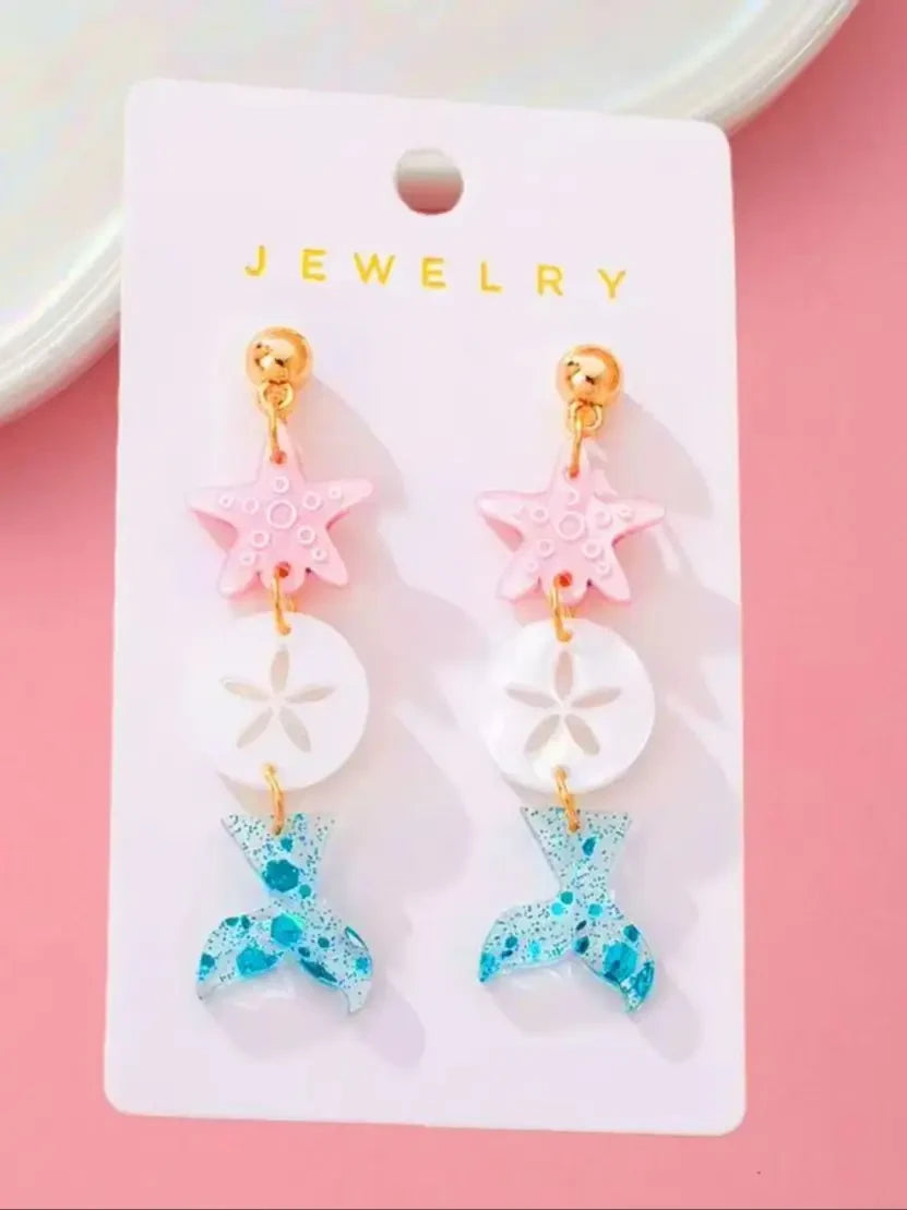 Shell Drop Earrings