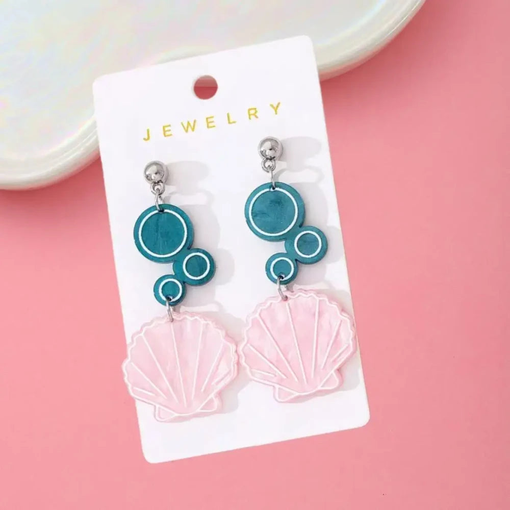 Shell Drop Earrings