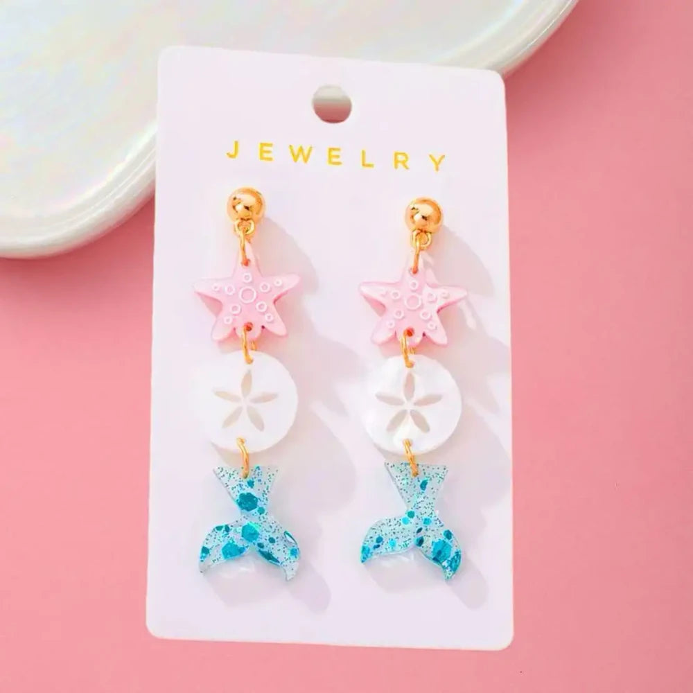 Shell Drop Earrings