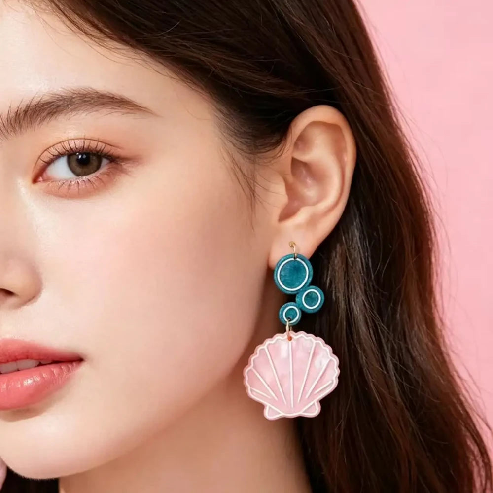 Shell Drop Earrings
