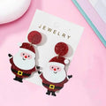 Chunky Santa Claus Dangle Earrings