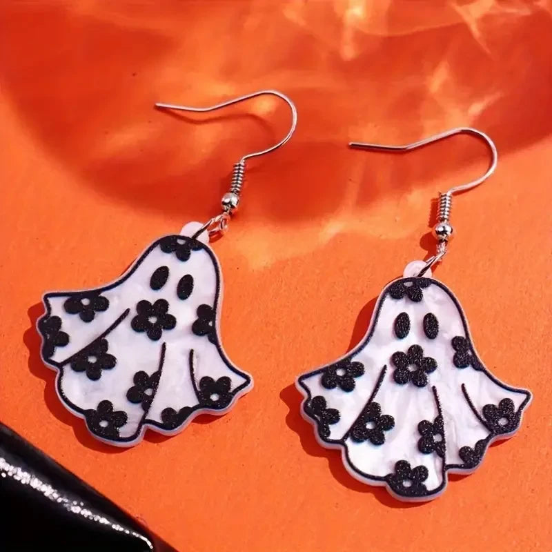 Ghost Acrylic Drop Earrings