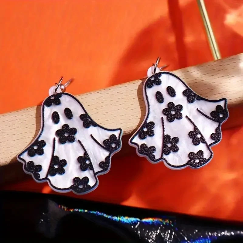 Ghost Acrylic Drop Earrings