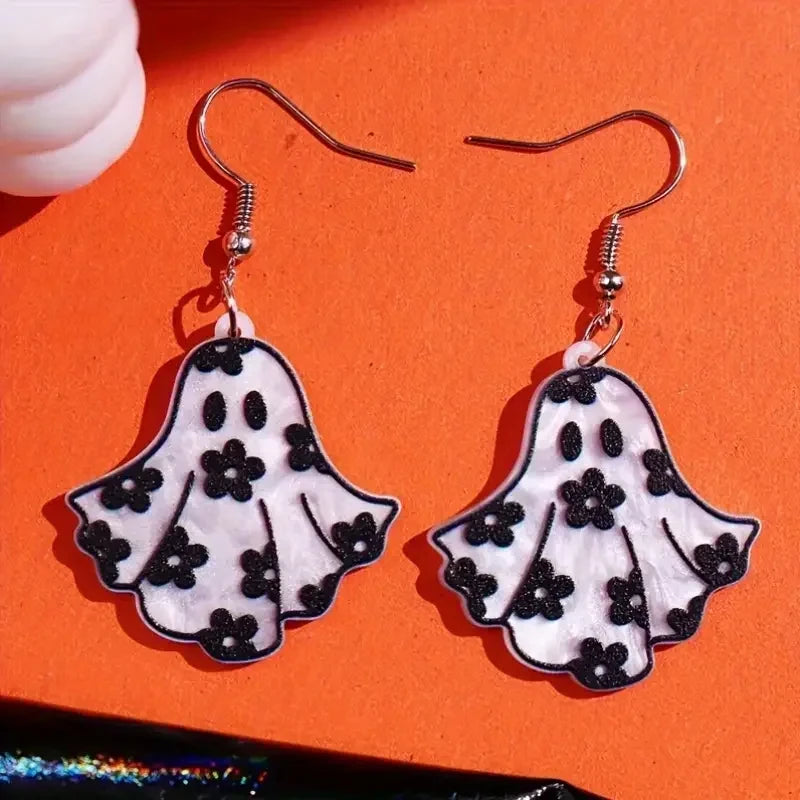 Ghost Acrylic Drop Earrings