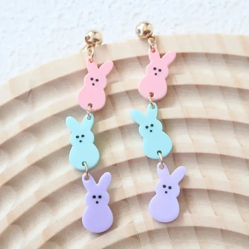 Easter Chicken Acrylic Earrings