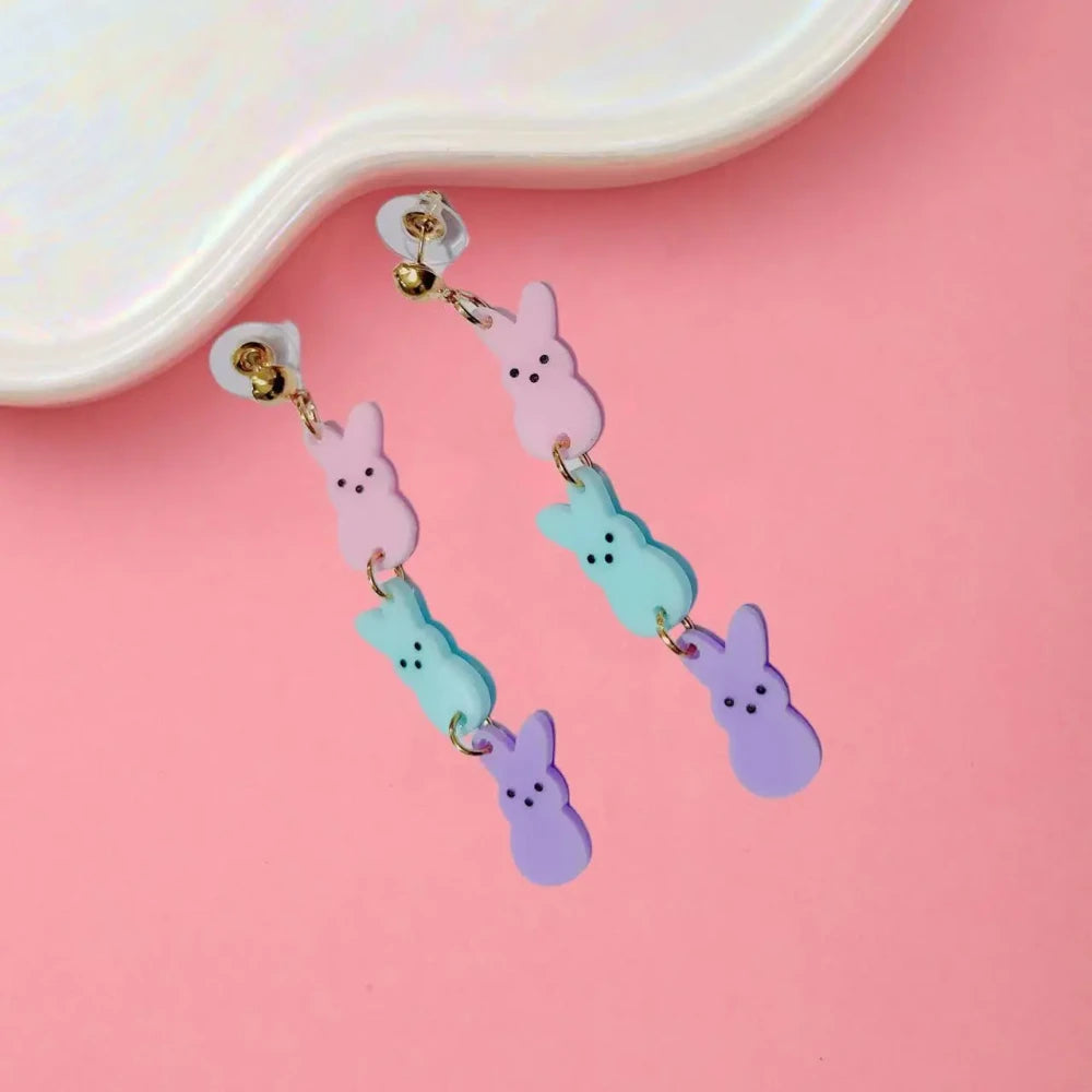 Easter Chicken Acrylic Earrings