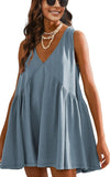 Athlisan Sleeveless Cotton Mini Dress