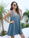 Athlisan Sleeveless Cotton Mini Dress