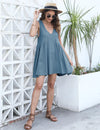 Athlisan Sleeveless Cotton Mini Dress