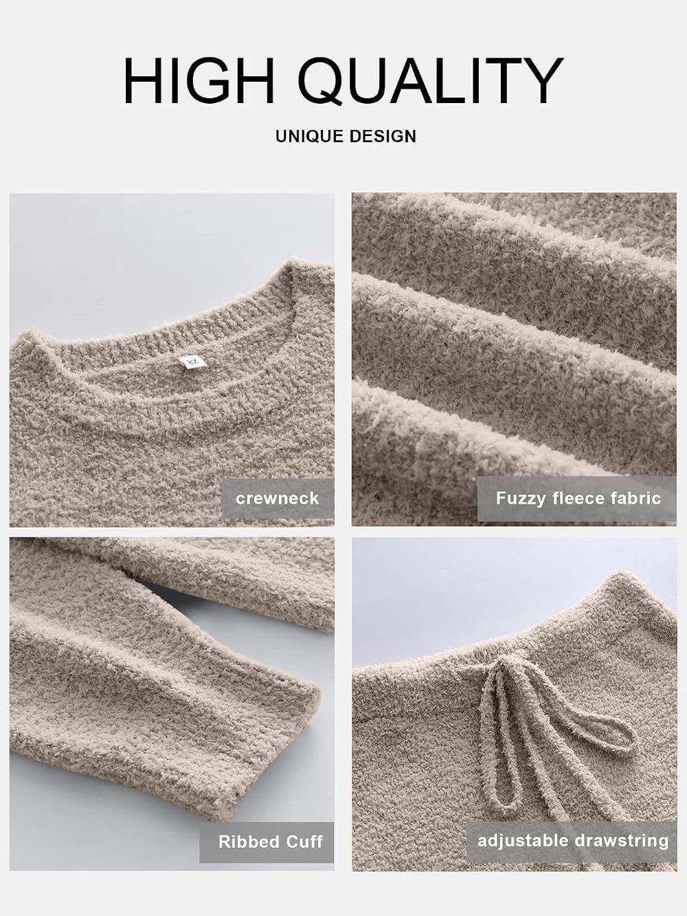 Fuzzy Fleece Lounge Set