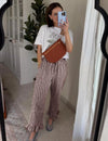 Womens Plaid Cotton Pajama Set