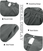 Casual Cotton Pocket Jumpsuit